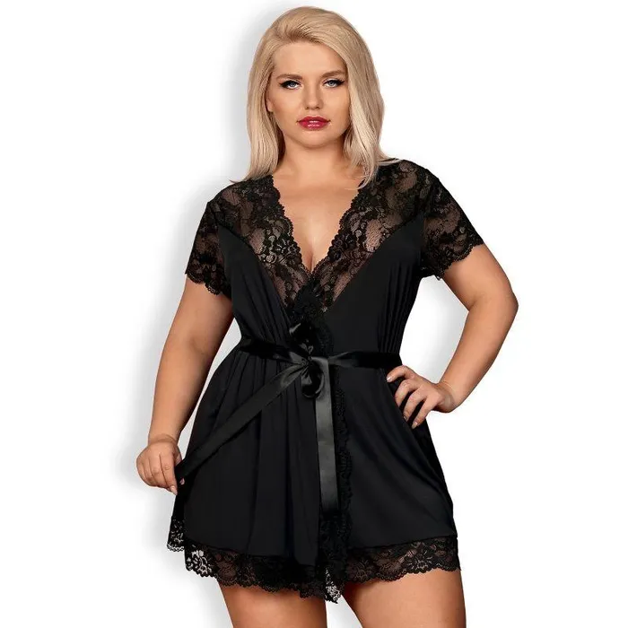 Vibrators Obsessive Obsessive 810PEI1 Peignoir XXL
