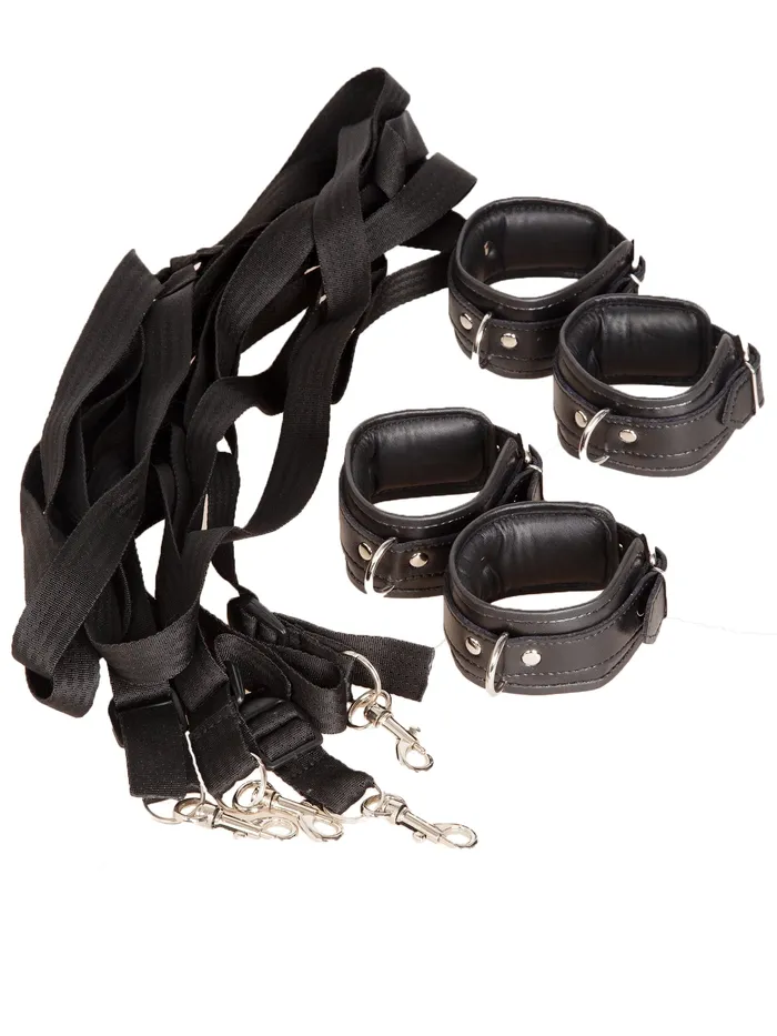 Vibrators Padded Lockdown Underbed Restraint HonourSkintwocom