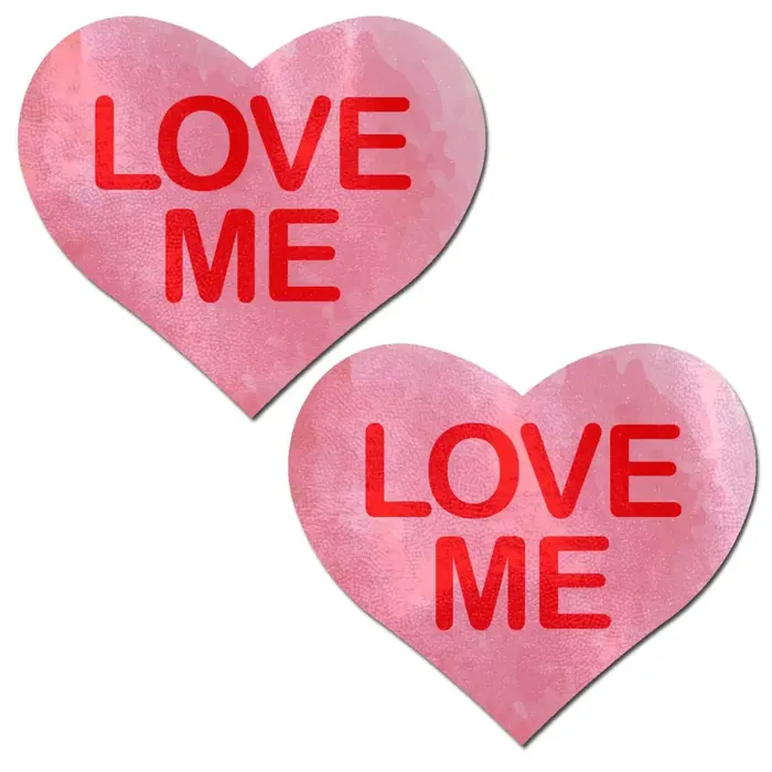 Vibrators Pastease Glitter Do Me Heart Pasties Pink Pastease