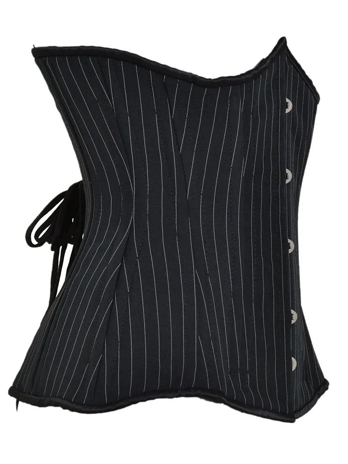 Vibrators Pinstripe Underbust Corset HonourSkintwocom Vibrators Pinstripe Underbust Corset HonourSkintwocom