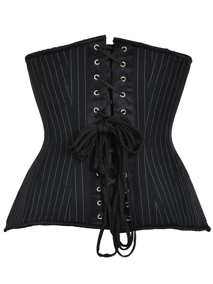 Vibrators Pinstripe Underbust Corset HonourSkintwocom Vibrators Pinstripe Underbust Corset HonourSkintwocom