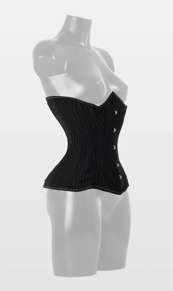 Vibrators Pinstripe Underbust Corset HonourSkintwocom Vibrators Pinstripe Underbust Corset HonourSkintwocom
