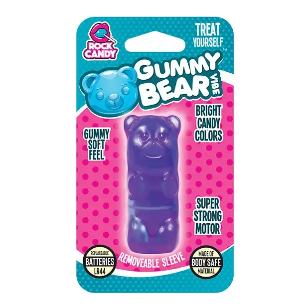 Vibrators Rock Candy GUMMY BEAR VIBE BLISTER PURPLE Vibrators Rock Candy GUMMY BEAR VIBE BLISTER PURPLE