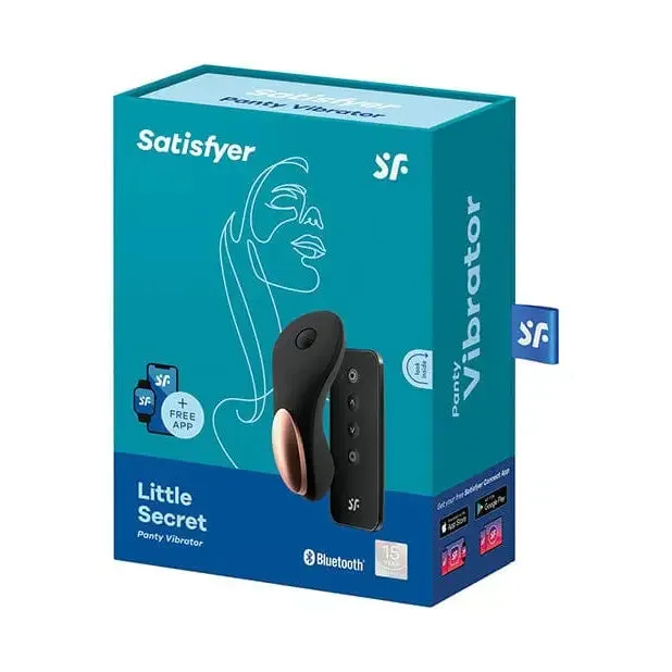 Vibrators Satisfyer Satisfyer Little Secret Panty Vibrator Black