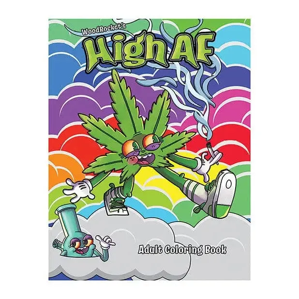 Vibrators WoodRocket Wood Rocket High AF 2 Adult Coloring Book