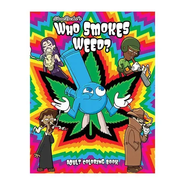 Vibrators WoodRocket Wood Rocket Who Smokes Herb Coloring Book
