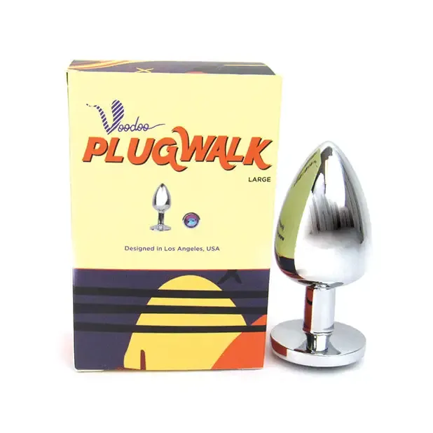 Voodoo Walk Large Metal Plug Silver Thank Me Now INC Anal